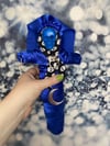 Blue Santa Muerte Altar Doll for Wisdom by Ugly Shyla 