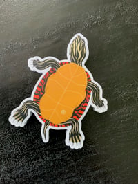 Image 2 of Eastern Painted Turtle 5" Sticker