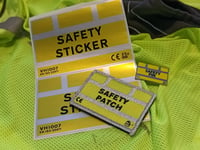 Image 4 of Safety Sticker - Large (set of 2)