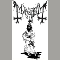 Image 1 of Mayhem " Dead " Artwork  - Flag / Banner / Tapestry 