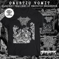 Caustic Vomit  - T shirt + Cassette Tape Combo 