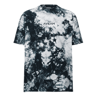 Image of Camiseta logo Aveam bordado oversize tie-dye