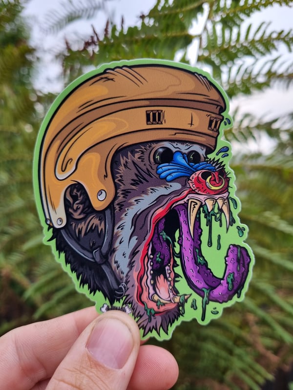 Image of 'Skull saver' sticker