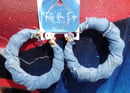 Image 3 of Denimboo Hoop Earrings