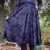 Black Velvet midi skirt PREORDER