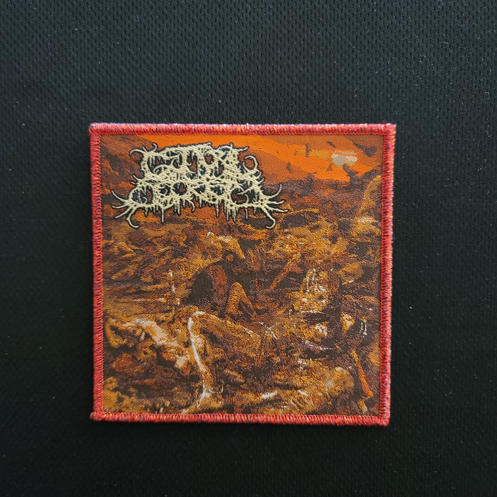 Guttural Secrete "Reek of Pubescent Despoilment" Official Woven Patch