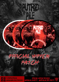 Image 1 of Putrid Pile "House of Dementia" Official Woven Patch