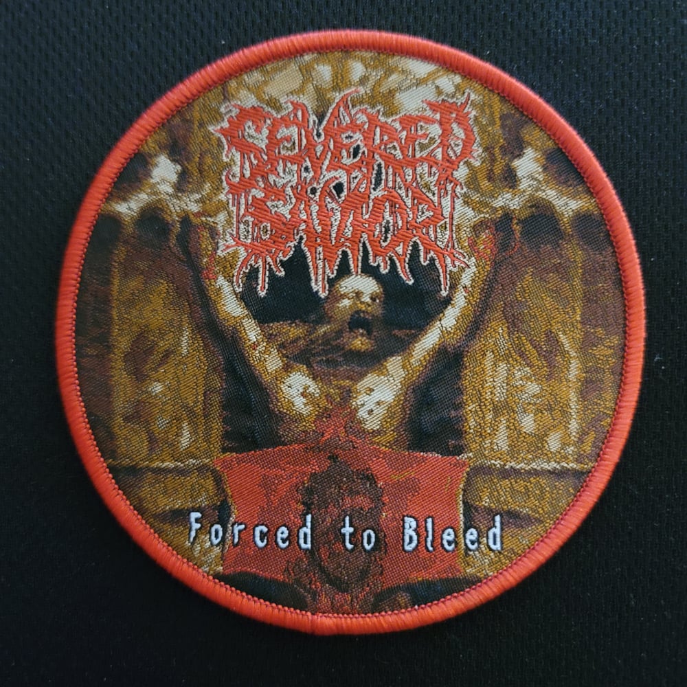 Severed Savior "Forced to Bleed" Official Woven Patch