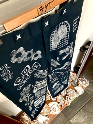 13ST x Dickies 874 Handprinted pants no.07