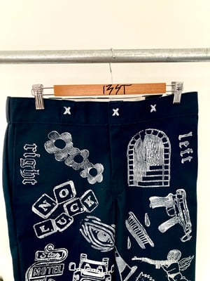 13ST x Dickies 874 Handprinted pants no.07