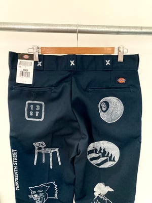13ST x Dickies 874 Handprinted pants no.8