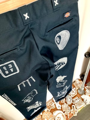 13ST x Dickies 874 Handprinted pants no.8