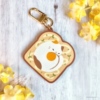 Image 1 of toast cat charm