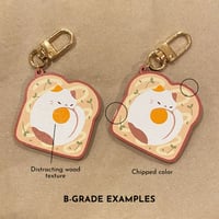 Image 2 of toast cat charm