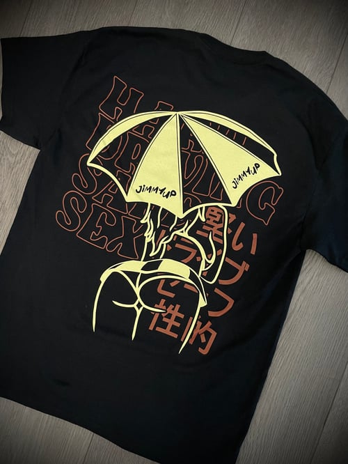 Image of Umbrella Girl Double Slogan Tee Ver. 3