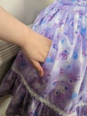 Starry Moon Jellies Skirt - Lavender