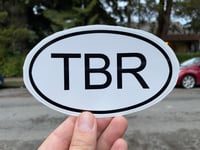 Image 1 of TBR Tourist Bumper Sticker