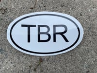 Image 2 of TBR Tourist Bumper Sticker