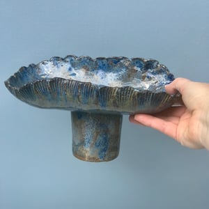 Image of Ocean Pedestals Planters - Blue