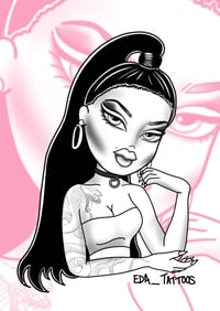 Image 2 of “Bratty Girl” tattoo art print