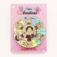 Image 2 of Anya x Damian Spinning Enamel Pin