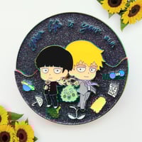 Image 2 of Psycho Spinning Enamel Pin