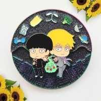 Image 3 of Psycho Spinning Enamel Pin