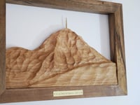 Image 3 of Cadre "Pic du Midi de Bigorre" en chêne et noyer