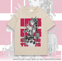 Image 1 of Hibiki Art Wear X INKINK Crossover RED Box Cut T-Shirt