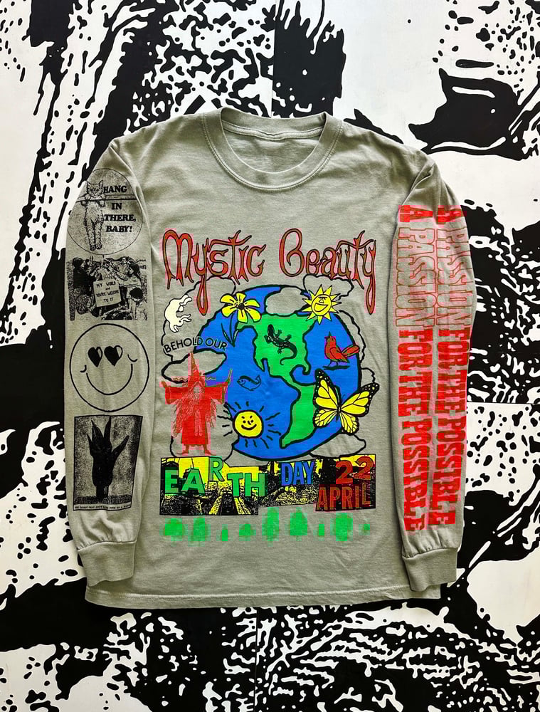 Image of EARTH DAY 2023 (SANDSTONE LONG SLEEVE)