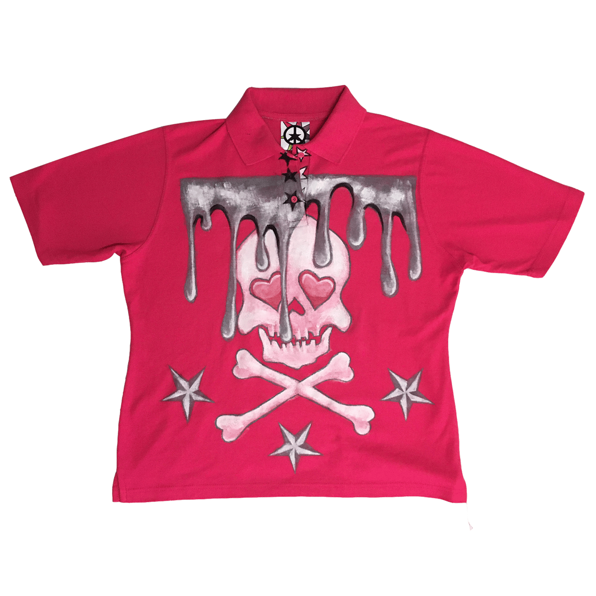 love and crossbones polo (Ladies XL)