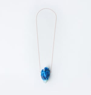 Image of HEARTSTONE PENDANT - Lagoon Blue