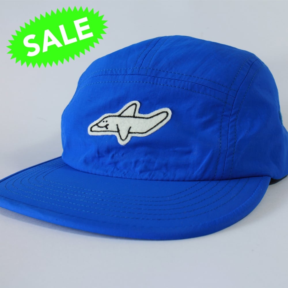 Image of Eddy airplane - 5 panel cap (royal light blue)