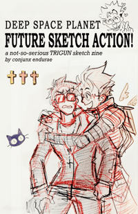 Image 1 of PREORDER Deep Space Planet Trigun Sketch Zine