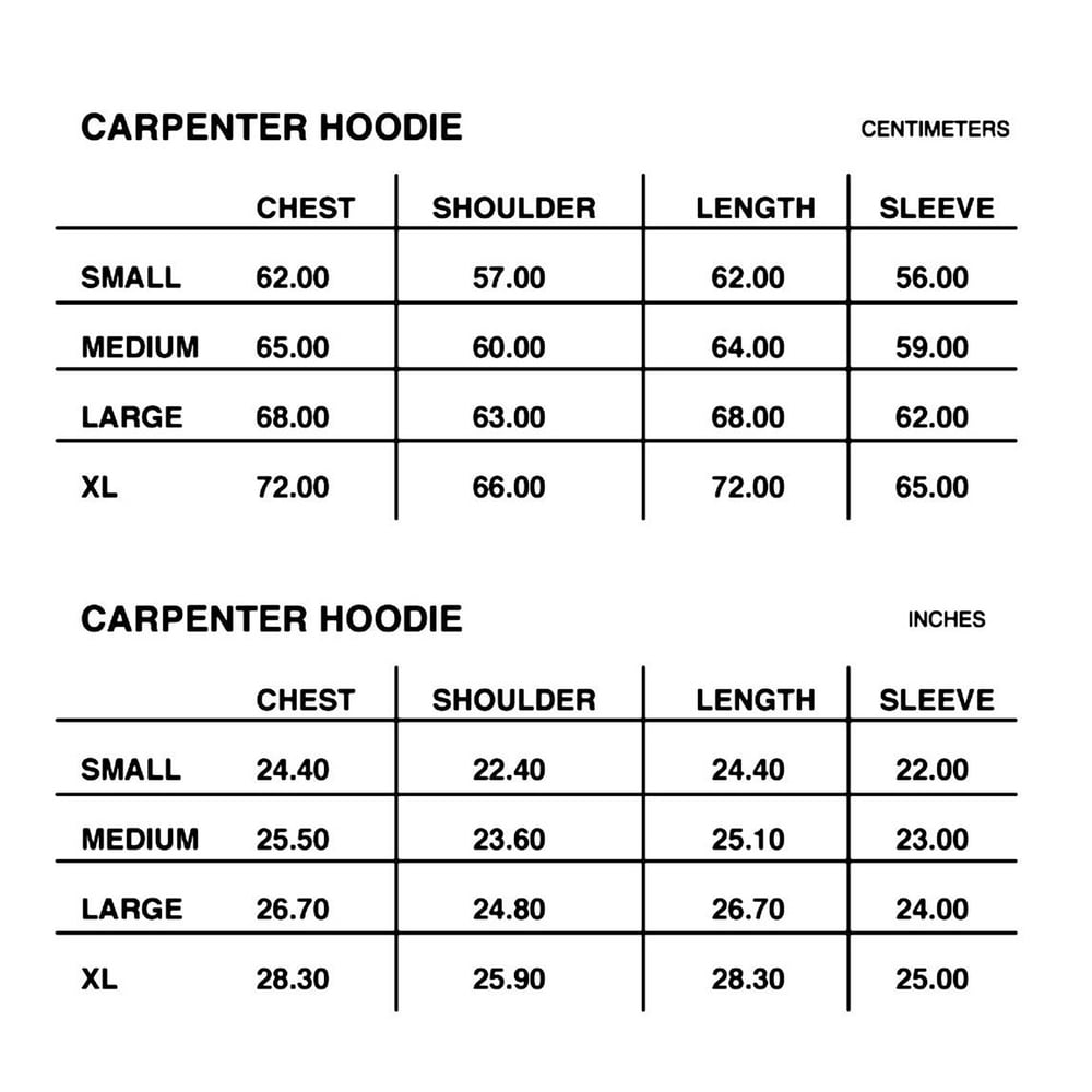 Image of CARGO CARPENTER HOODIE