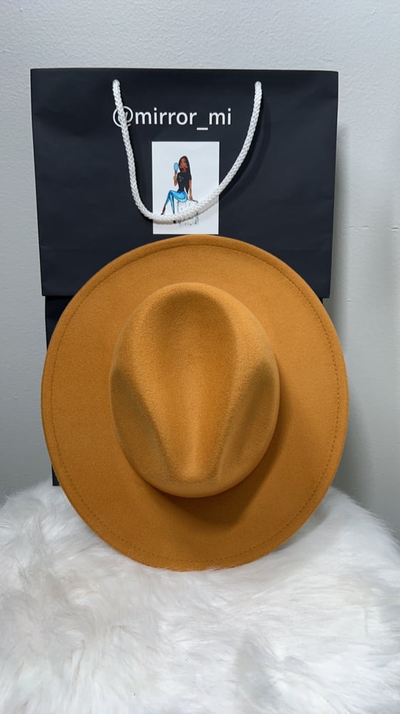 Image of Dirty Diana Fedora in Butterscotch 