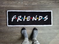 Image 1 of Friends TV Show Logo Handmade Rug