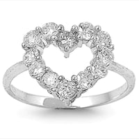 Image 5 of Bling Heart Ring