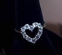 Image 1 of Bling Heart Ring