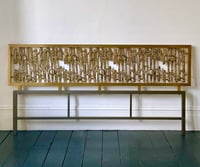 Image 2 of Headboard with Sculptural Panel - Model Benny - by Frigerio, 1970