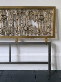 Image 1 of Headboard with Sculptural Panel - Model Benny - by Frigerio, 1970