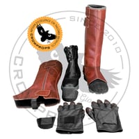 Image 2 of Boba Fett Combo (from Book of Boba Fett) - Long Boots and Gloves