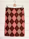 Brown & Pink Argyle