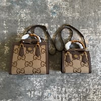 Image 1 of Large GG print Tote