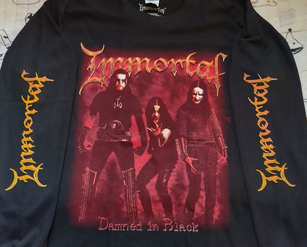 Immortal Damned in black LONG SLEEVE