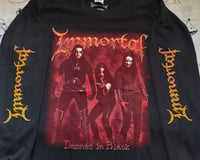 Image 1 of Immortal Damned in black LONG SLEEVE