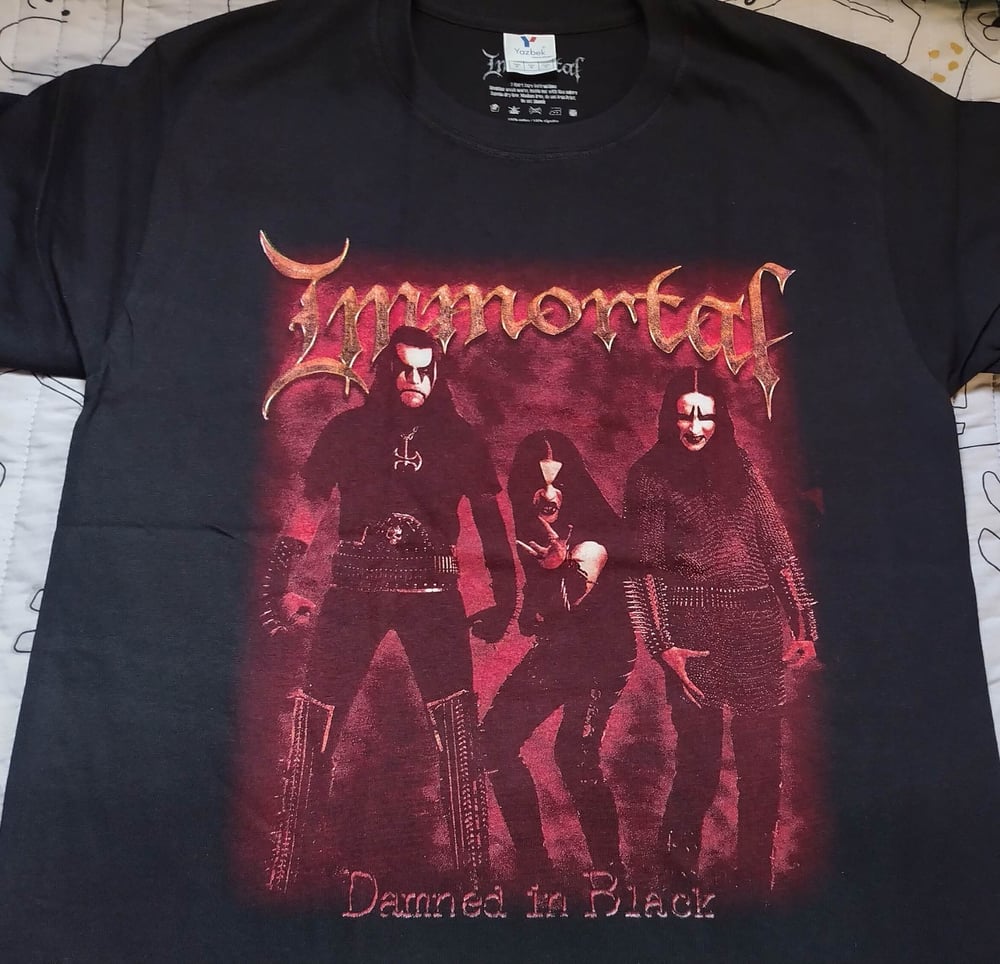 Immortal Damned in black T-SHIRT