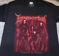 Image 1 of Immortal Damned in black T-SHIRT