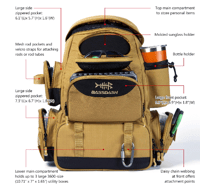 Vantage Peak Bass Bash Tackle Backpack 