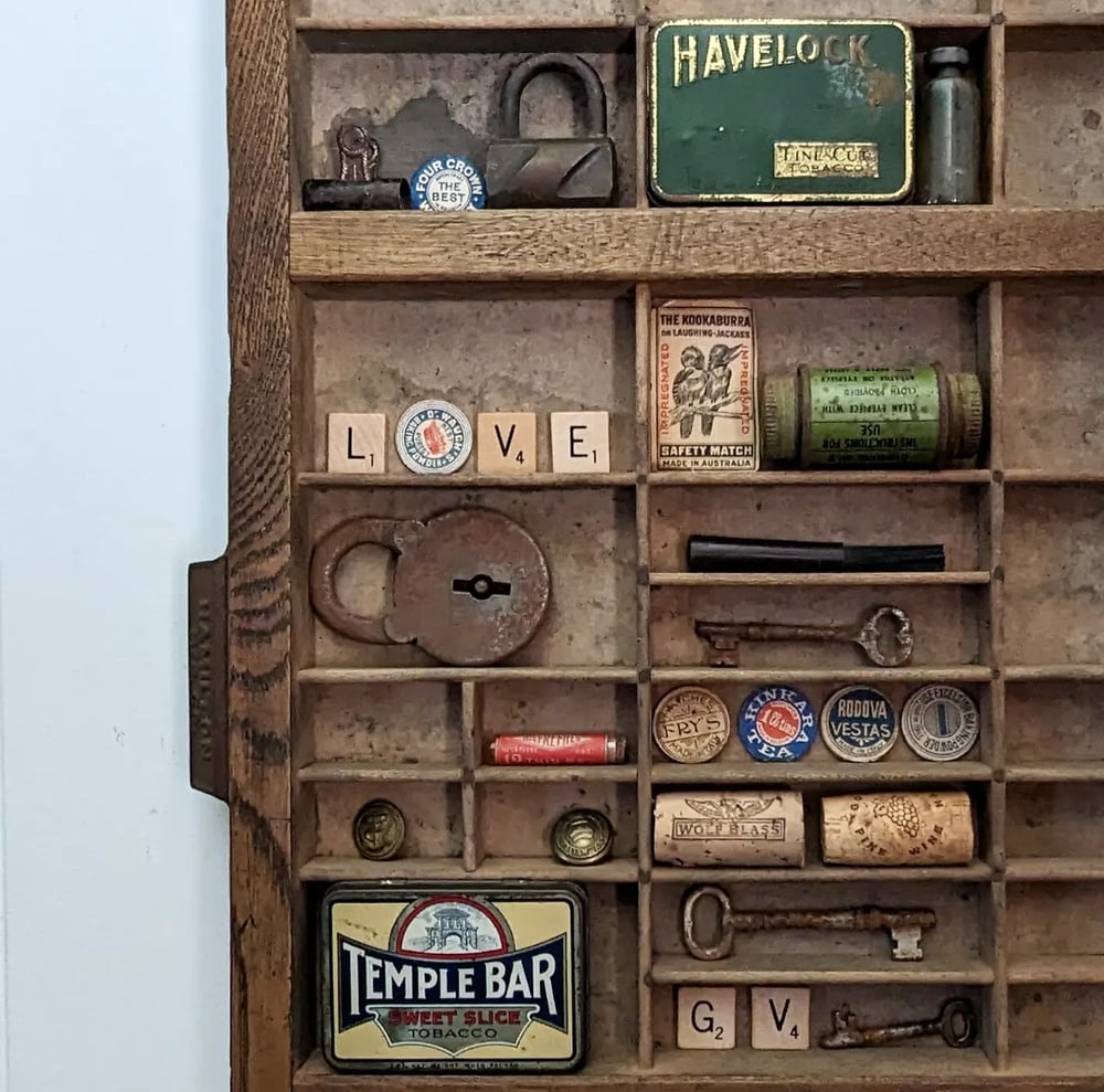 Image of Timber printers tray 